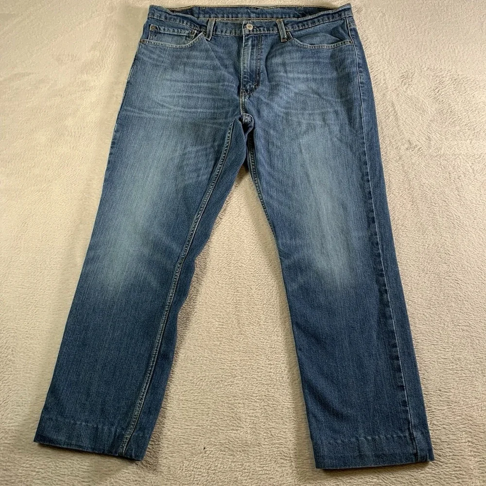 Levis‎ 511 Jeans Mens 38x32(38x28) Blue Denim Stretch Tapered Leg Mid Rise